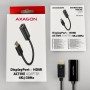 Axagon RVD-HI14N cavo e adattatore video 0,18 m DisplayPort HDMI Nero
