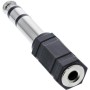 InLine 99305 adattatore per inversione del genere dei cavi 3.5mm jack female 3.5mm F Nero (99305)