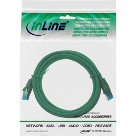 InLine 4043718189397 cavo di rete Verde 0,5 m Cat6a S/FTP (S-STP) (4043718189397) (76850G)