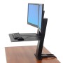 Ergotron WorkFit SR 61 cm (24") Morsa Nero (33-407-085)