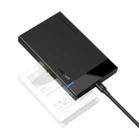 Ugreen 50743 contenitore di unità di archiviazione Custodia per Disco Rigido (HDD) Nero 2.5" (50743)