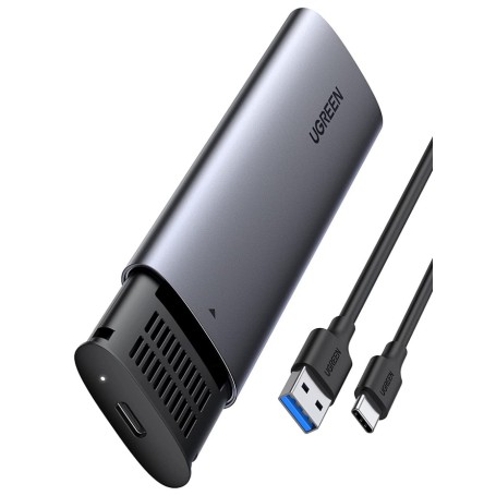 Ugreen 10903 contenitore di unità di archiviazione Box esterno SSD Nero, Grigio M.2 (10903)