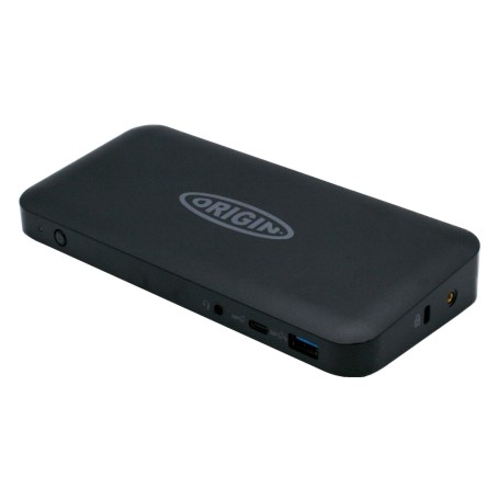 Origin Storage OSDOCK-USBC/EU replicatore di porte e docking station per laptop USB 3.2 Gen 1 (3.1 Gen 1) Type-C Nero