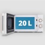 MEDION MD 10596 Mikrowelle 20L DE Bianco Solo microonde Superficie piana 700 W (50076216)