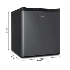 Medion MD37724 Kühlschrank mit Eisfach grau (50077226)