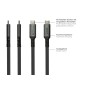 Alcasa 2240-CCT005A cavo USB USB 2.0 0,5 m USB C 240 W Nero