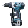 Makita DDF458RTJ trapano 2,3 kg Nero, Blu
