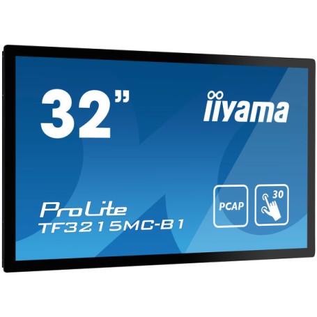 iiyama ProLite TF3215MC-B1 monitor touch screen 81,3 cm (32") 1920 x 1080 Pixel Single-touch Chiosco Nero (TF3215MC-B1)