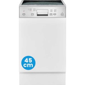 Lavastoviglie semi-integrata da incasso Bomann GSPE 7422 TI, larghezza 45 cm, 10 coperti, Aquastop, (774220)