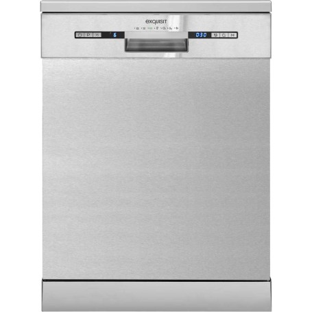 Lavastoviglie Exquisit GSP9313-030E, larghezza 60 cm, 13 coperti, 7 programmi, acciaio inox.