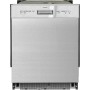 Lavastoviglie semi-integrata Exquisit EGSP6112-EF-030E, larghezza 60 cm, 12 coperti, 4 programmi, acciaio inox.