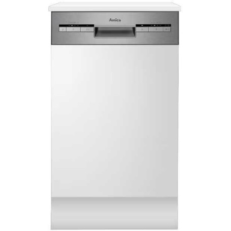 Lavastoviglie semi-integrata Amica EGSP 569 900 E, larghezza 45 cm, 9 coperti, AquaStop, 4 programmi.