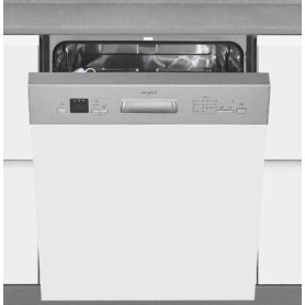 Lavastoviglie semi-integrata Exquisit EGSP6312-EB-030E, larghezza 60 cm, 12 coperti, AquaStop, acciaio inox.