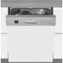 Lavastoviglie semi-integrata Exquisit EGSP6312-EB-030E, larghezza 60 cm, 12 coperti, AquaStop, acciaio inox.