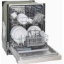 Lavastoviglie semi-integrata Exquisit EGSP6312-EB-030E, larghezza 60 cm, 12 coperti, AquaStop, acciaio inox.