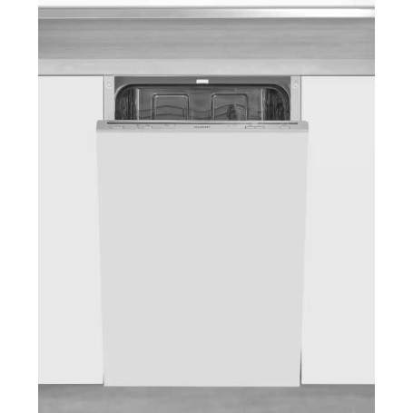 Lavastoviglie da incasso Exquisit EGSP1009-E-030E, larghezza 45 cm, 9 coperti, 5 programmi, argento.