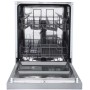 Lavastoviglie semi-integrata Respekta GSP60TIDM, larghezza 60 cm, 12 coperti, 6 programmi, display a LED, acciaio inox.