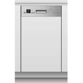 Lavastoviglie semi-integrata PKM GSP9-6TI, larghezza 45 cm, 9 coperti, AquaStop, 6 programmi, acciaio inox