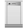 Lavastoviglie semi-integrata PKM GSP9-6TI, larghezza 45 cm, 9 coperti, AquaStop, 6 programmi, acciaio inox