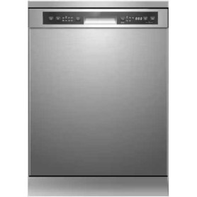 Lavastoviglie a libera installazione Wolkenstein WGSP14-6DS, larghezza 60 cm, 14 coperti, Aqua Stop, argento.
