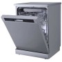 Lavastoviglie a libera installazione Wolkenstein WGSP14-6DS, larghezza 60 cm, 14 coperti, Aqua Stop, argento.