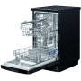 Lavastoviglie da incasso Bomann GSP 7418, larghezza 44,8 cm, 10 coperti, 7 programmi, nera (774181)