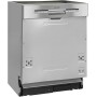 Lavastoviglie semi-integrata Exquisit EGSP1012-EB-030E, larghezza 60 cm, 12 coperti, 6 programmi, acciaio inox.
