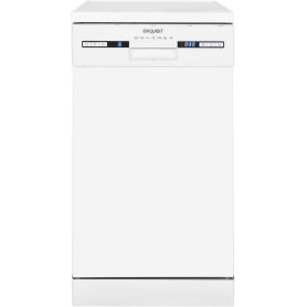 Lavastoviglie a libera installazione Exquisit GSP9309-030E, larghezza 45 cm, 9 coperti, 7 programmi, display a LED, bianca.