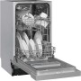Lavastoviglie semi-integrata Exquisit EGSP2109-EB-030E, larghezza 45 cm, 9 coperti, 7 programmi, display a LED.