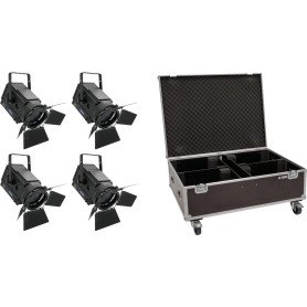 EUROLITE Set 4x LED THA-150F + Case (20000681)