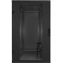 TRITON 19""Schrank B600/T 800 Schwarz bis 800Kg Glastür - Rack (RMA-27-A68-BAX-N1)