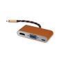 ROLINE 12.03.3155 replicatore di porte e docking station per laptop USB 3.2 Gen 1 (3.1 Gen 1) Type-B Nero, Oro, Bianco