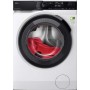 Lavatrice a carica frontale AEG LR9W75490 da 9 kg, larghezza 60 cm, 1400 giri/min, Aqua Control, Wi-Fi, ProSense, bianca.