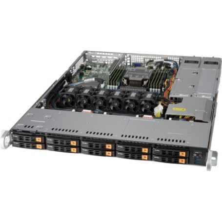 Supermicro SuperChassis 116AC10-R860CB-N10 Supporto Nero 860 W (CSE-116AC10-R860CB-N10)