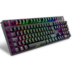 Sharkoon SGK20 RED BE tastiera Gaming USB QWERTZ Tedesco Nero (4044951039531)