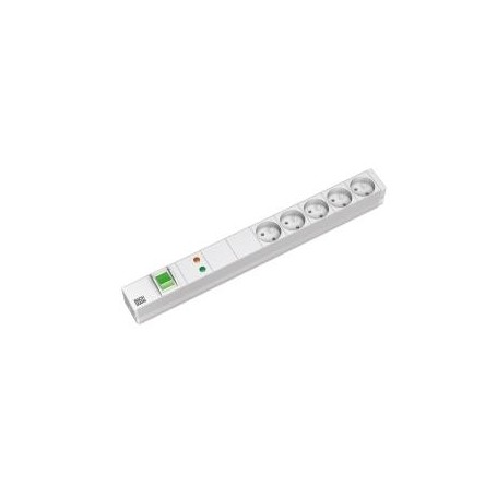 BACHMANN Multiprise francaise 48,30cm (19"), 5 prises, avec (333.840)