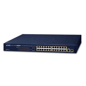 PLANET FGSW-2511P switch di rete Non gestito Fast Ethernet (10/100) Supporto Power over Ethernet (PoE) 1U Blu