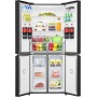 Gorenje NRM819D61BX Frigorifero - G600 con doppia porta, nero, 460 L, dimensioni : 80 x 190 cm