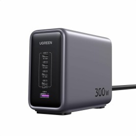Ugreen 90903B Caricabatterie per dispositivi mobili Universale Nero, Grigio AC Ricarica rapida Interno
