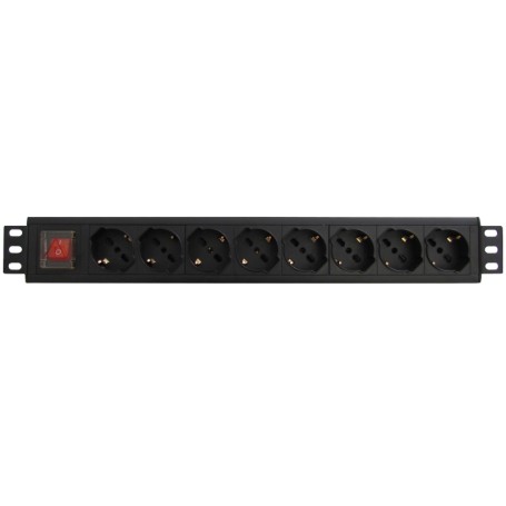 WP WPN-PDU-G01-08 unità di distribuzione dell'energia (PDU) 8 presa(e) AC 1.5U Nero (WPN-PDU-G01-08)