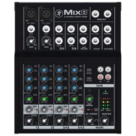 Mackie Mix8 8 canali 20 - 30000 Hz Nero (2044095-01)
