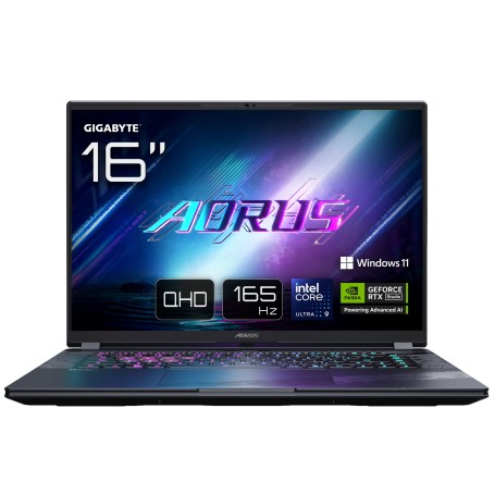 GIGABYTE AORUS ELITE 16 BWHC3DEC65SP laptop Intel Core Ultra 9 275HX Computer portatile 40,6 cm (16") WQXGA 32 GB DDR5-SDRAM 2 T
