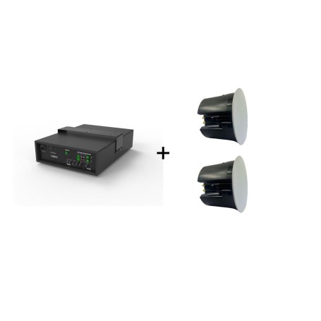 Vivolink Audiopack Subwoofer 6.5 40W + 2 x premium ceiling speakers (Limited Bundle Pack Offer) Nero Cablato 110 W (AUDIOPACK-IC2)
