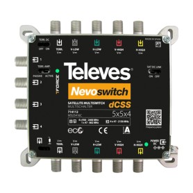Televes 714112 multinterruttore satellitare 5 ingressi 4 uscite (MSU5416C)