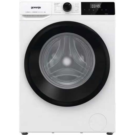 Lavatrice a carica frontale Gorenje WNHEI124APS/DE da 12 kg, larghezza 60 cm, AquaStop, 15 programmi, bianca.