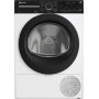 Asciugatrice a pompa di calore Bauknecht BD 9C WBS da 9 kg, larghezza 60 cm, display digitale, luce interna, bianca.