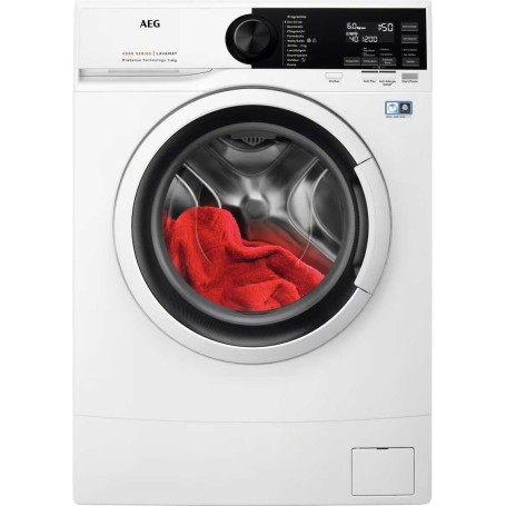 Lavatrice a carica frontale AEG LSR6FA70268 6000 ProSense SlimDesign da 6 kg, larghezza 59,5 cm, bianca (914343129).