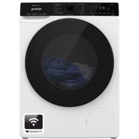 Lavatrice a carica frontale SlimLine Gorenje WPNA84SATSWIFI da 8 kg, profondità 46,5 cm, larghezza 60 cm, bianca.