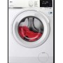 Lavatrice a carica frontale AEG LR6F60400 da 10 kg, larghezza 60 cm, 1400 giri/min, Aqua Control, bianca.