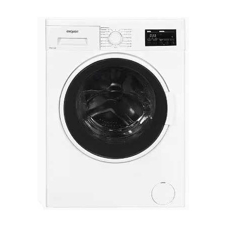 Lavatrice-asciugatrice a libera installazione Exquisit WT8614-060D da 6 kg/8 kg, larghezza 60 cm, bianca.